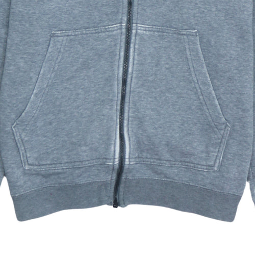 Nike Men's Grey Full Zip Hoodie Small Regular Fit Sportswear