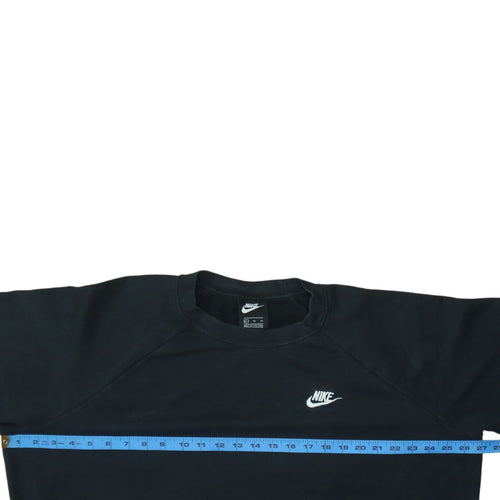 Nike Women Black XL Pullover Sweatshirt Crew Neck Logo Detail