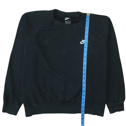 Nike Women Black XL Pullover Sweatshirt Crew Neck Logo Detail