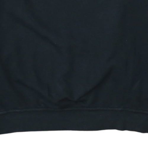 Nike Women Black XL Pullover Sweatshirt Crew Neck Logo Detail