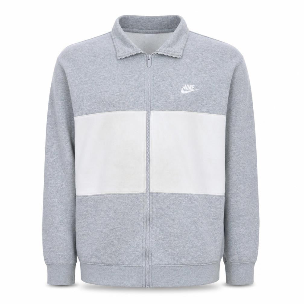 Nike Mens Grey Full Zip Sports Sweatshirt 2XL Regular Fit