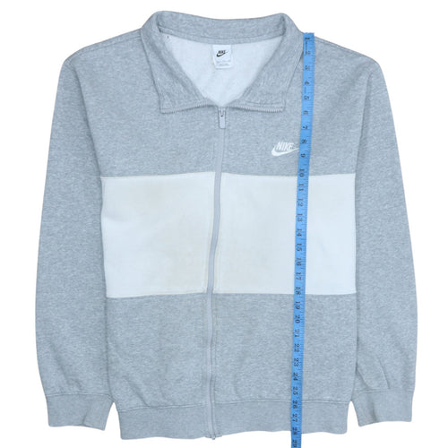 Nike Mens Grey Full Zip Sports Sweatshirt 2XL Regular Fit