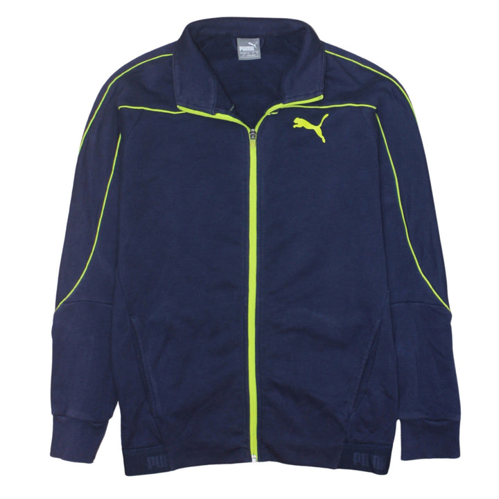 Puma Men's Blue Full Zip Sweatshirt Size S Sportswear Jacket