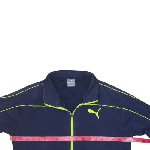 Puma Men's Blue Full Zip Sweatshirt Size S Sportswear Jacket