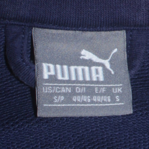 Puma Men's Blue Full Zip Sweatshirt Size S Sportswear Jacket