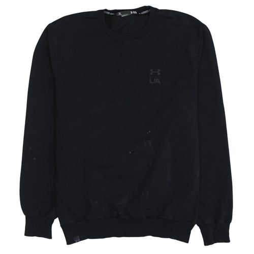 Under Armour Mens Black XL Pullover Crew Neck Sweatshirt