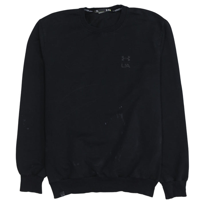 Under Armour Mens Black XL Pullover Crew Neck Sweatshirt