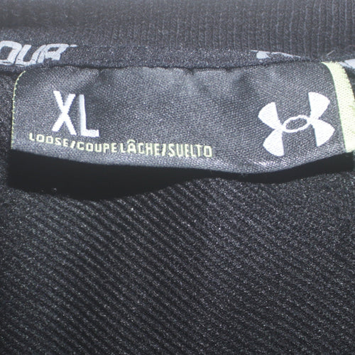 Under Armour Mens Black XL Pullover Crew Neck Sweatshirt
