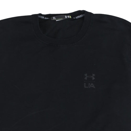 Under Armour Mens Black XL Pullover Crew Neck Sweatshirt