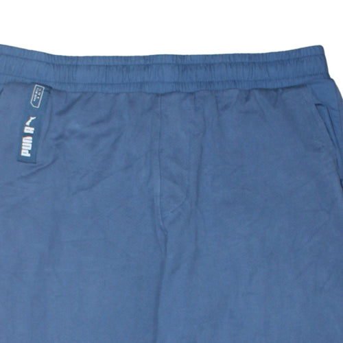Puma Men Blue XL Jogger Trousers Regular Fit Casual Pants