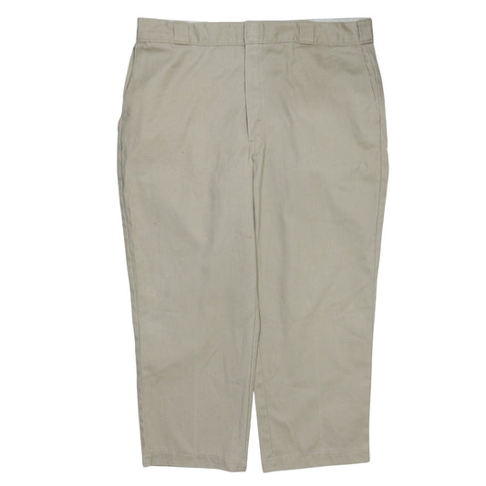 Dickies Men's Beige Chino Work Trousers Size 42x30 Regular Fit