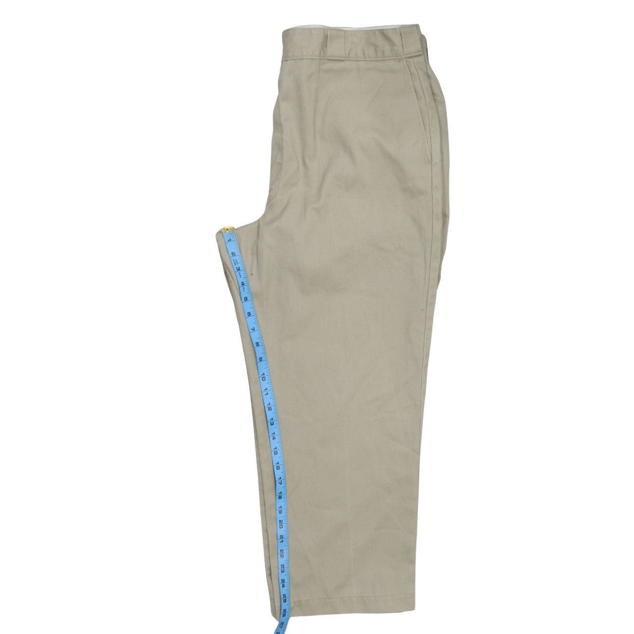 Dickies Men's Beige Chino Work Trousers Size 42x30 Regular Fit