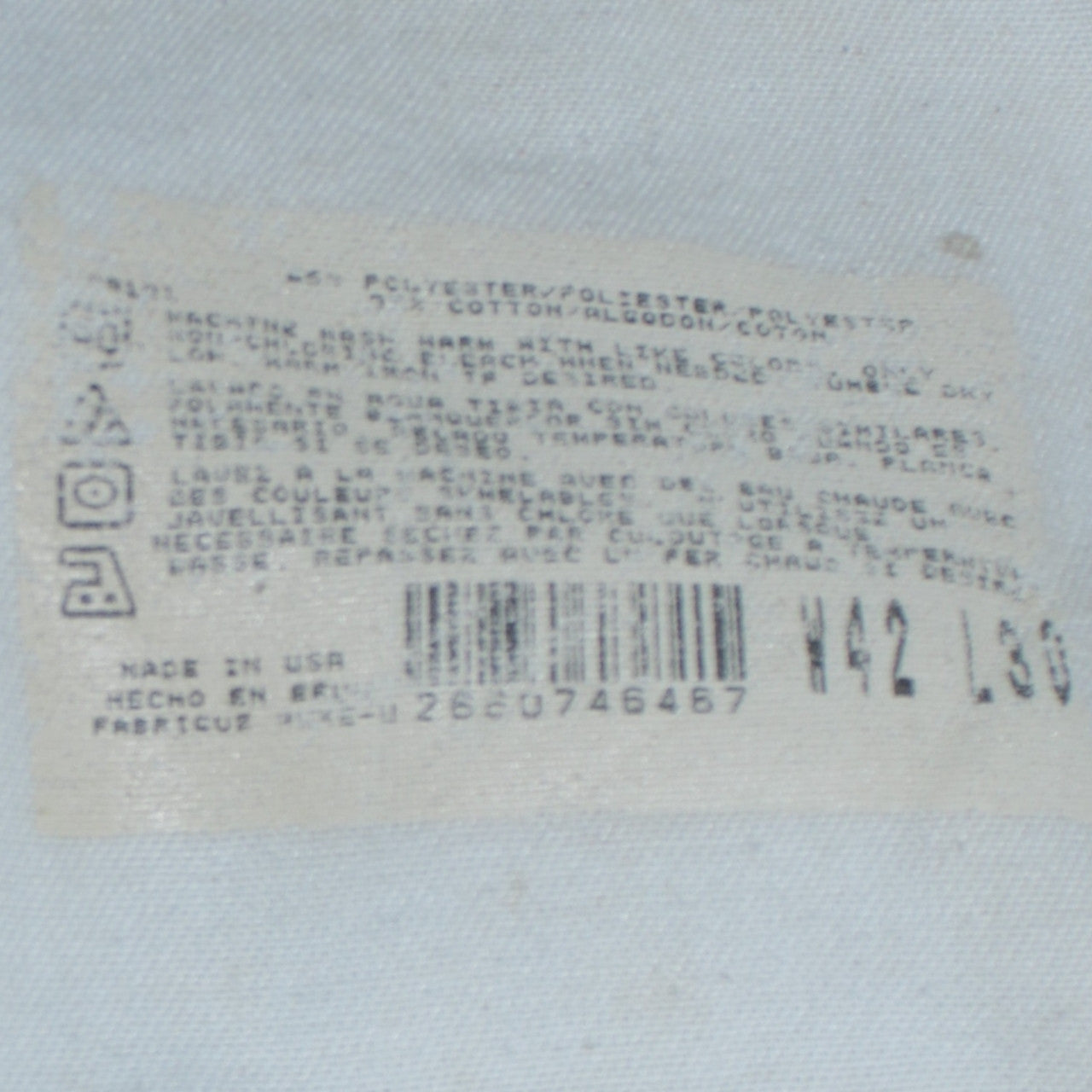 Dickies Men's Beige Chino Work Trousers Size 42x30 Regular Fit