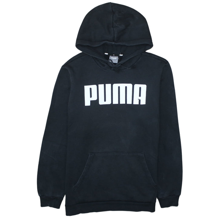 Puma Men's Black Pullover Hoodie L Fleece Sportswear