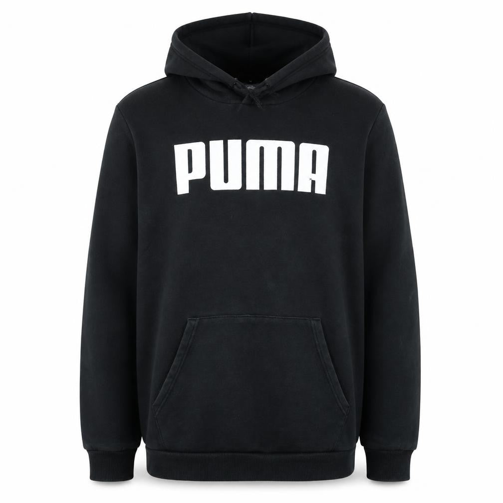 Puma Men's Black Pullover Hoodie L Fleece Sportswear
