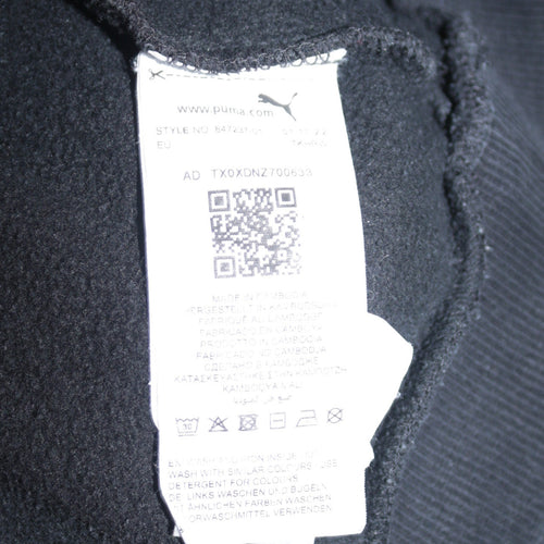 Puma Men's Black Pullover Hoodie L Fleece Sportswear