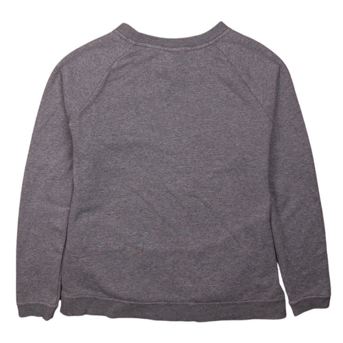 Nike Men's Grey Small Pullover Sweatshirt Crew Neck Logo