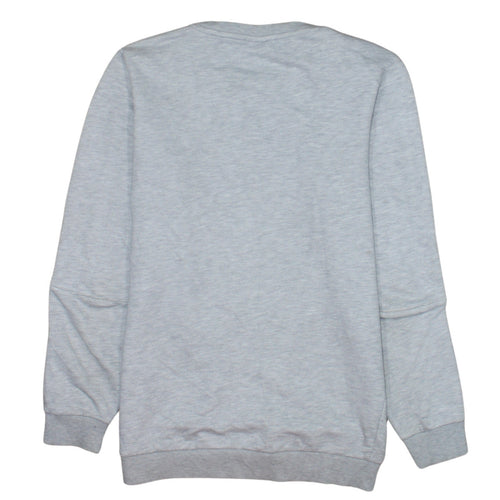 Fila Men’s Grey Logo Tape Crew Neck Sweatshirt M