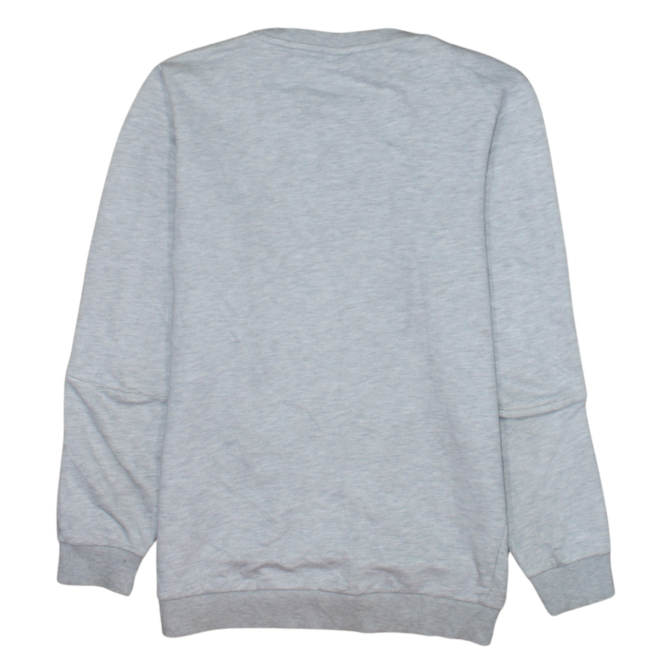 Fila Men’s Grey Logo Tape Crew Neck Sweatshirt M