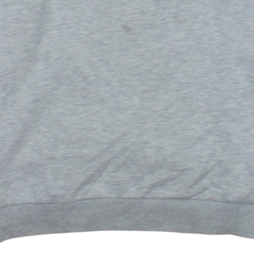 Fila Men’s Grey Logo Tape Crew Neck Sweatshirt M