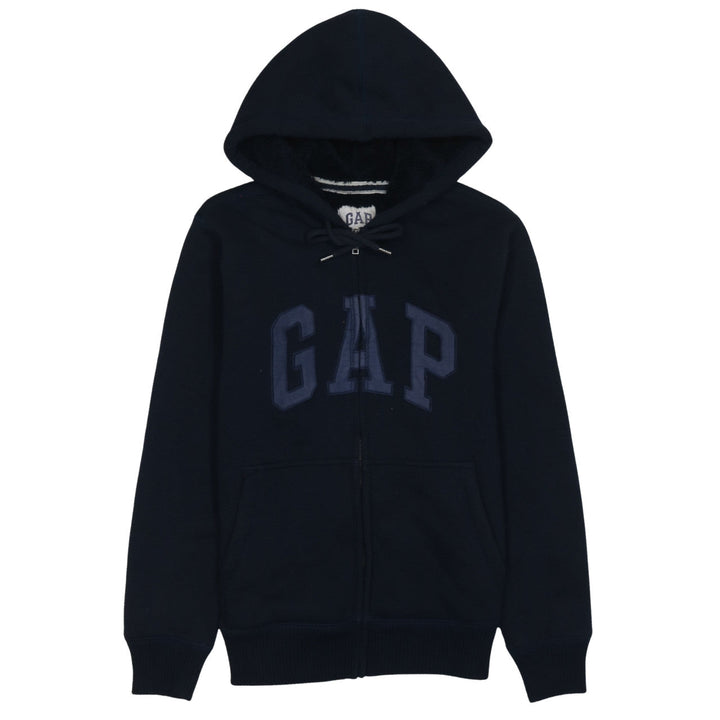GAP Men's Blue Full Zip Fleece Lined Hoodie Size S