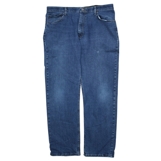 Wrangler Men's Blue Straight Regular Fit Denim Jeans 36W 30L