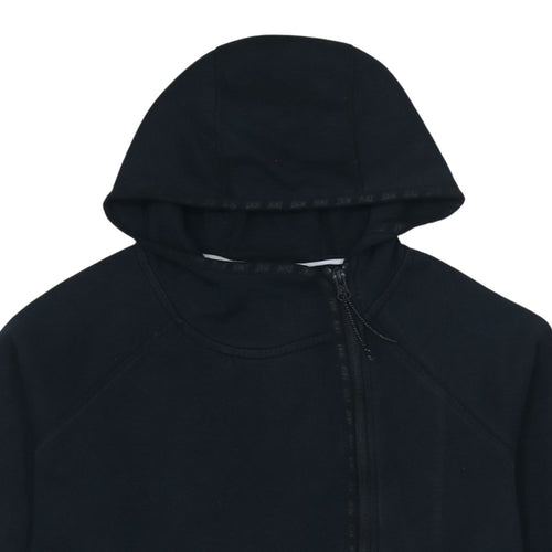 Nike Women's Black Small Full Zip Hoodie Cotton Blend