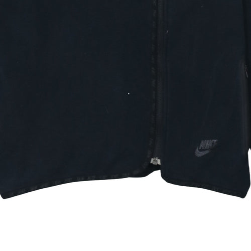 Nike Women's Black Small Full Zip Hoodie Cotton Blend