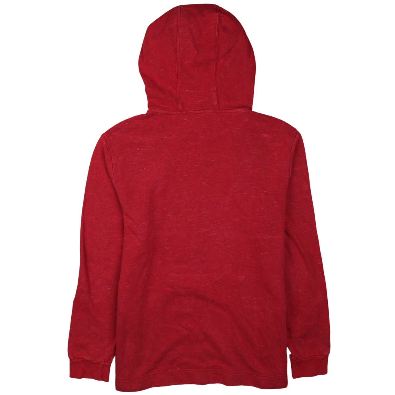 Adidas Women Red Pullover Hoodie Medium Cotton Blend Casual