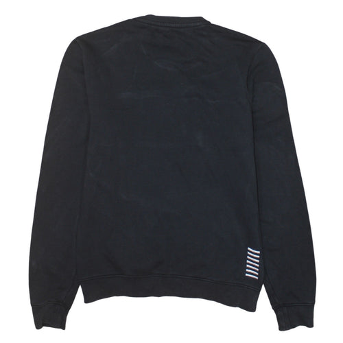 Emporio Armani EA7 Men's Black Logo Sweatshirt M Pullover