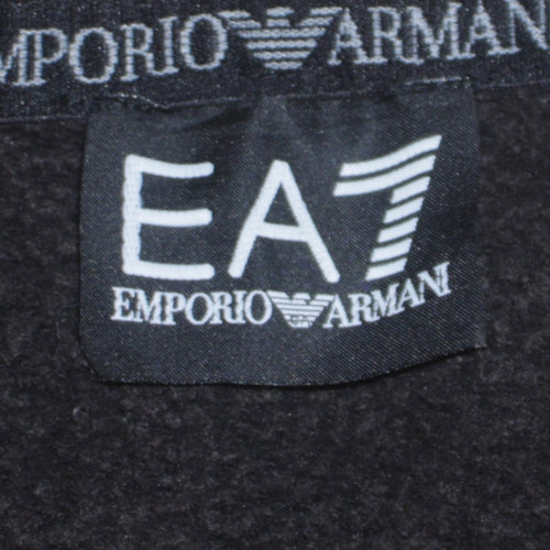 Emporio Armani EA7 Men's Black Logo Sweatshirt M Pullover