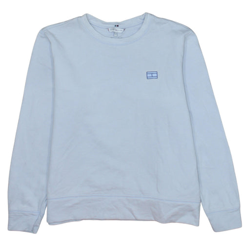Tommy Hilfiger Men's Blue Small Pullover Sweatshirt Cotton