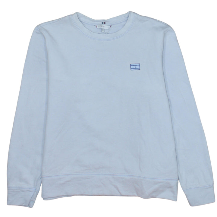 Tommy Hilfiger Men's Blue Small Pullover Sweatshirt Cotton