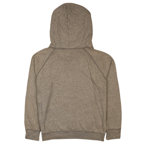 GAP Men's Grey Pullover Hoodie L 1969 USA Logo Fleece Sweatshirt