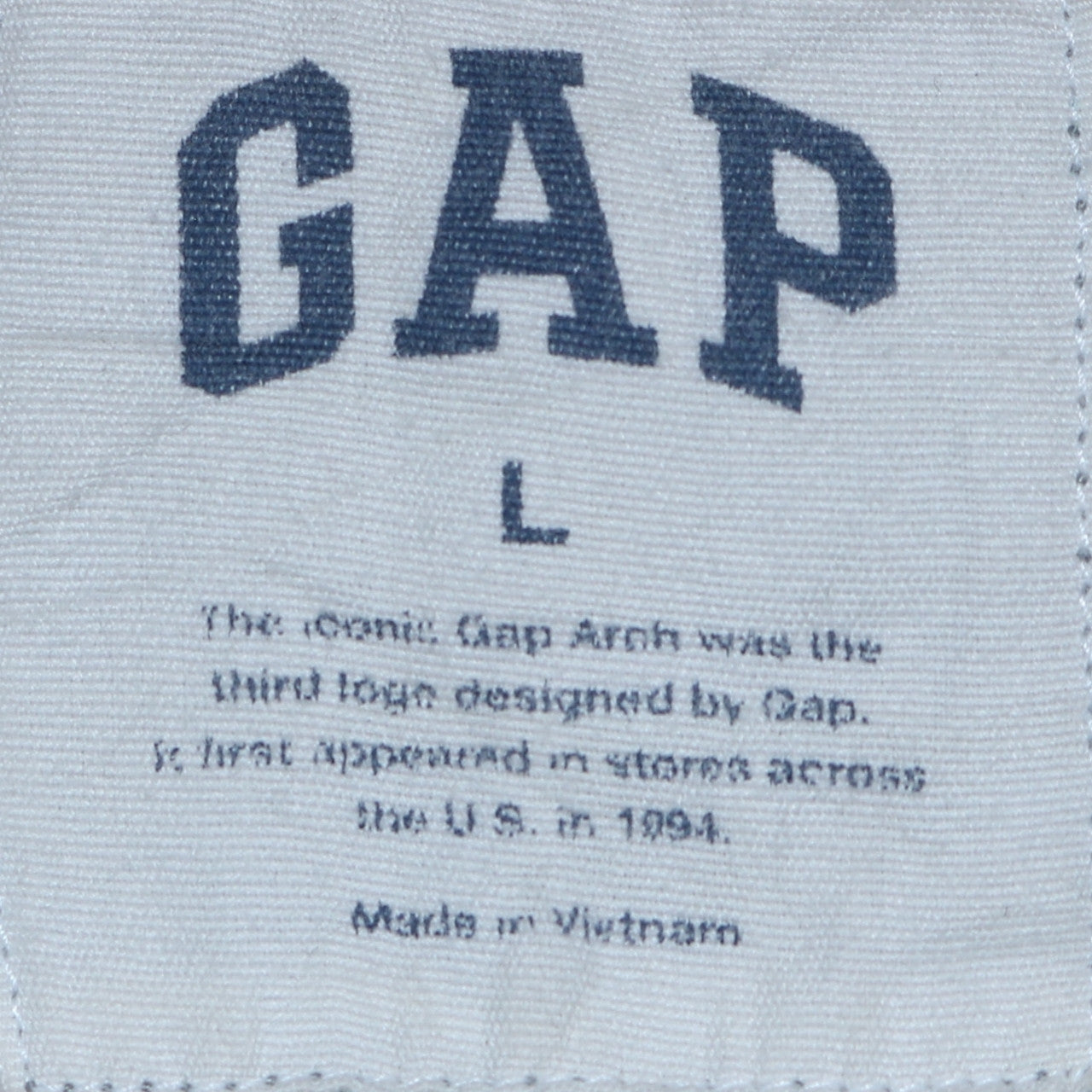 GAP Men's Grey Pullover Hoodie L 1969 USA Logo Fleece Sweatshirt