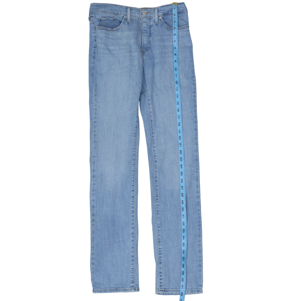 Levi's Women's Blue 314 Shaping Straight Jeans Size 12 Regular