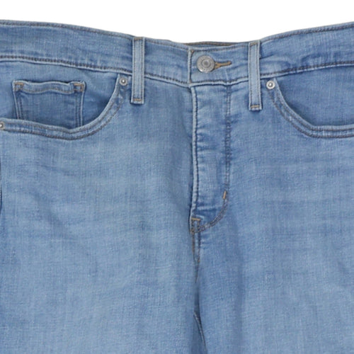 Levi's Women's Blue 314 Shaping Straight Jeans Size 12 Regular