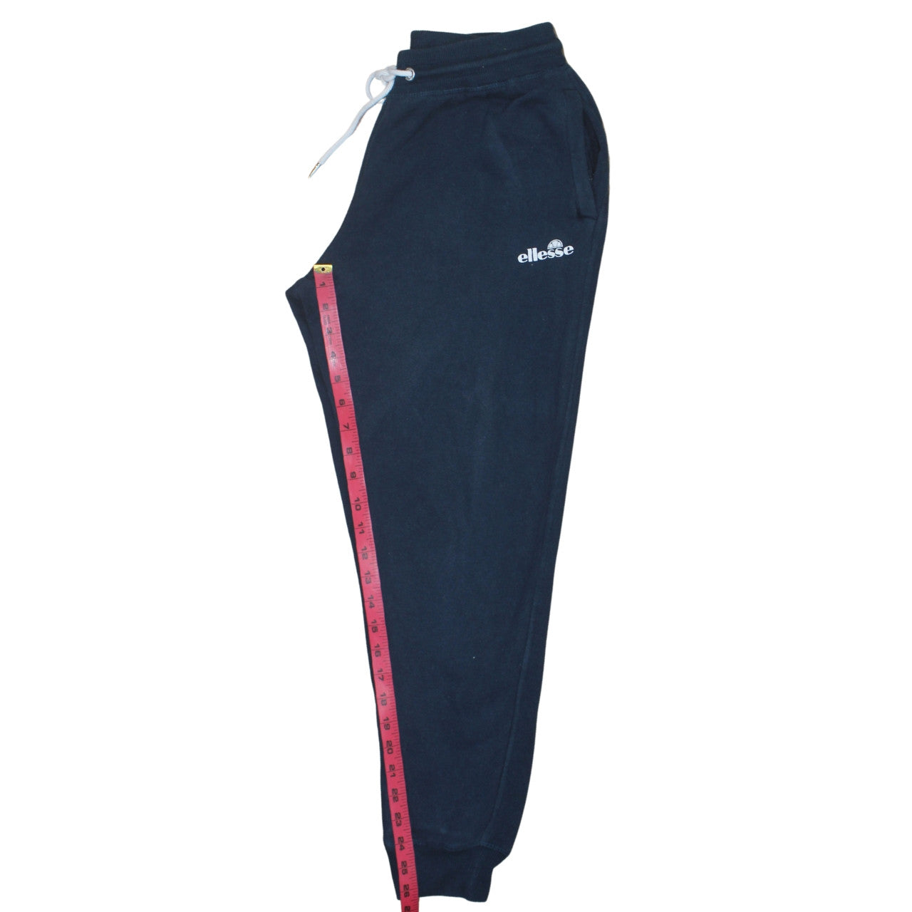 Ellesse Men's Blue Sweatpants Tapered Fit Fleece Joggers Size S
