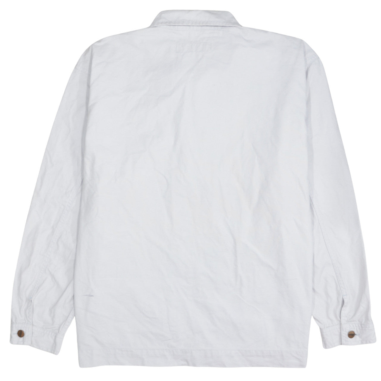 Wrangler Men White 2XL Cotton Full Zip Basic Jacket