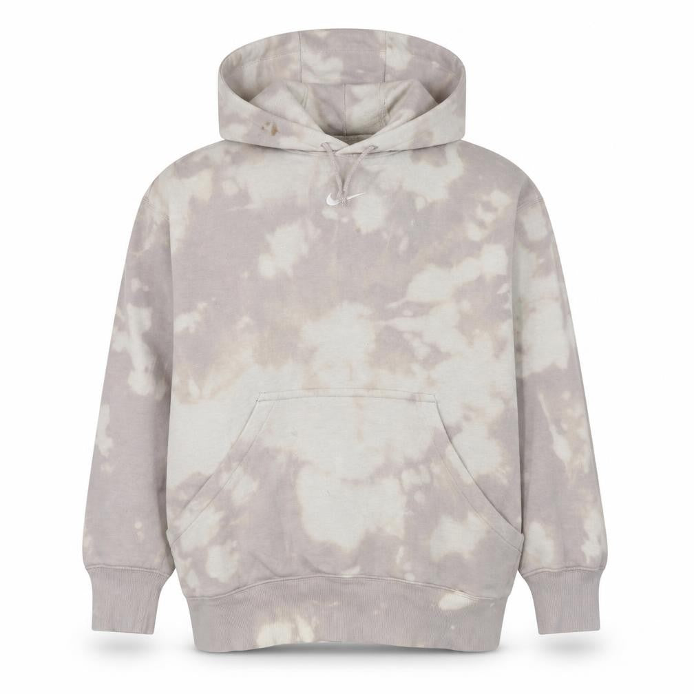 Nike Men Beige Tie Dye Pullover Hoodie Size M Fleece Sportswear