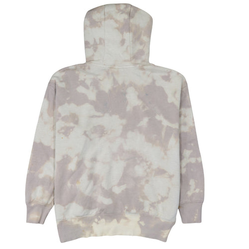 Nike Men Beige Tie Dye Pullover Hoodie Size M Fleece Sportswear