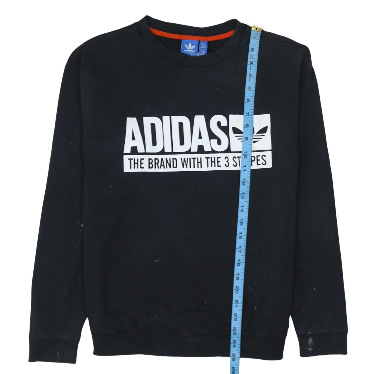 Adidas Womens Black Crew Neck Pullover Sweatshirt Size 12