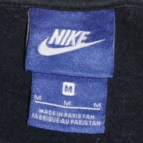 Nike Men's Black Pullover Crew Neck Sweatshirt M Regular Fit