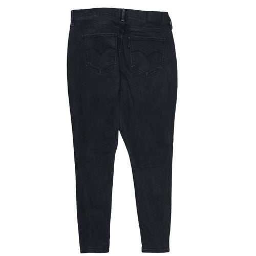 Levi's Women's Black 720 High Rise Super Skinny Jeans Size 16 Plus