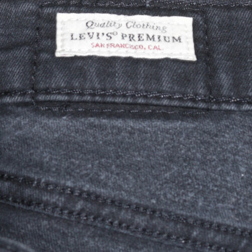 Levi's Women's Black 720 High Rise Super Skinny Jeans Size 16 Plus