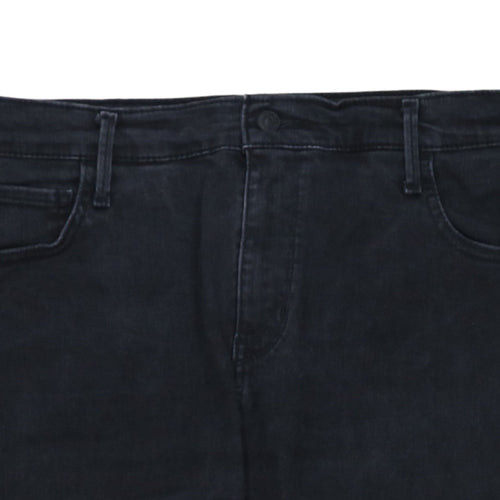 Levi's Women's Black 720 High Rise Super Skinny Jeans Size 16 Plus