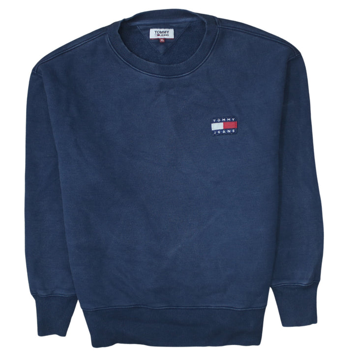 Tommy Jeans Men's Blue XL Pullover Crew Neck Sweatshirt