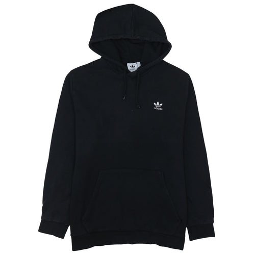 Adidas Mens Black Pullover Hoodie Size L Sports Casual Sweatshirt