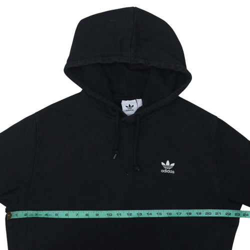 Adidas Mens Black Pullover Hoodie Size L Sports Casual Sweatshirt