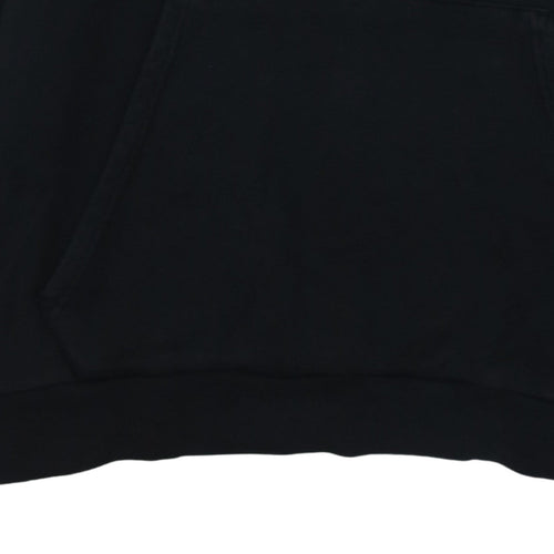 Adidas Mens Black Pullover Hoodie Size L Sports Casual Sweatshirt